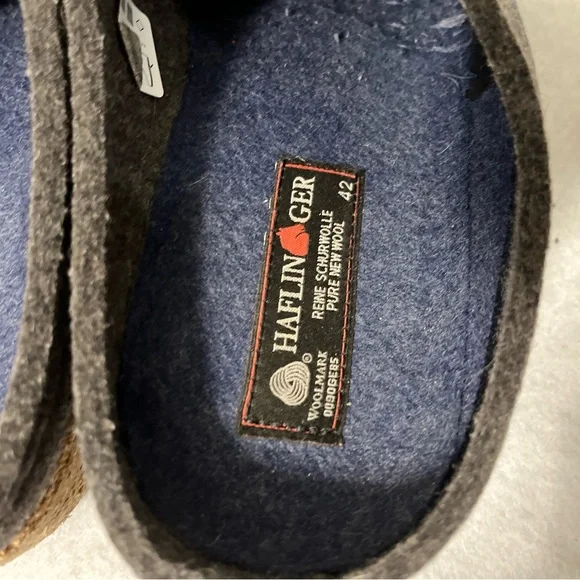 Haflinger Womens GRIZZLY HEELED Demin Blue Clogs Slippers Sz 42 Bratz Y2k Style - Picture 6 of 10